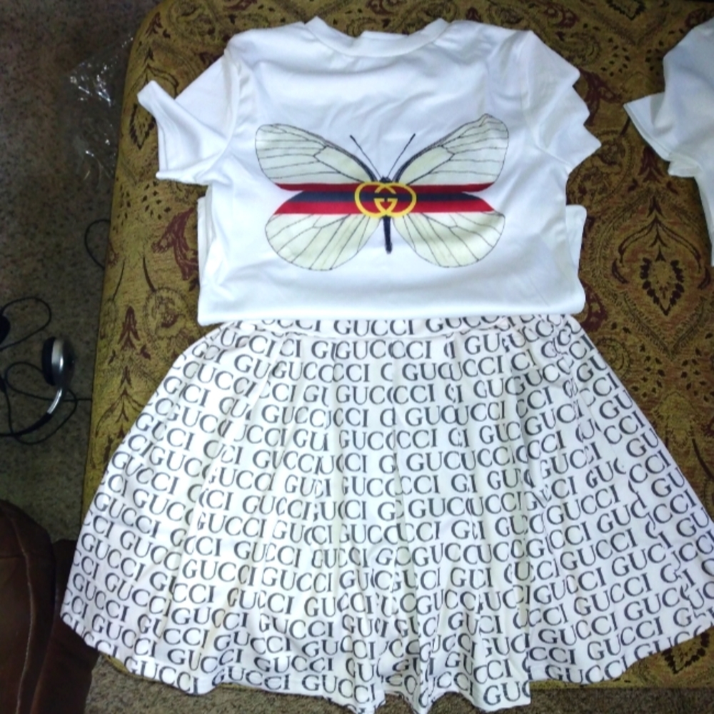 Women's Gucci Tennis skirt and shirt